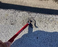 Water mitigation, long beach, ca, nail pop on roof, site of water intrusion into home.