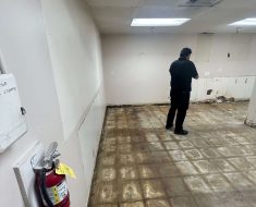 water and mold mitigation in irvine, owner performing free inspection.