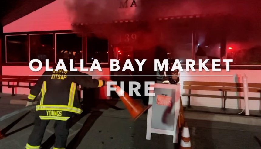 The Olalla Bay Market fire occurred in August 2022.