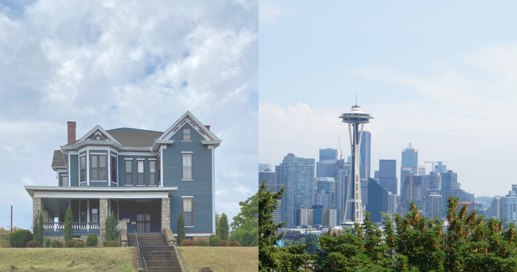 Homes and the space needle in Seattle Washington where PuroClean Northwest is located