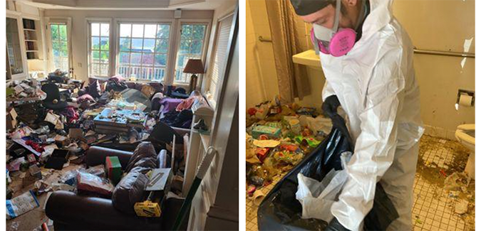 hoarding cleanup near me and in Western Washington