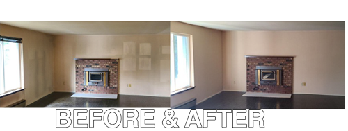 before and after of cigarette odor removal in Seattle WA