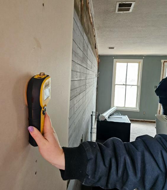 Our team of expert technicians uses moisture meters to assess the damage during our water damage initial assessment.