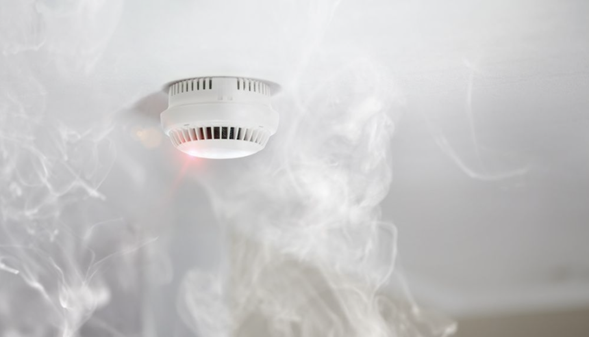 Smoke alarm in a Madison home