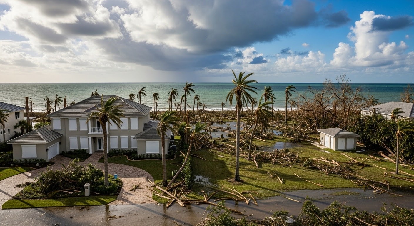 Hurricane Damage in Marco Island Preparing for Early Storm Season