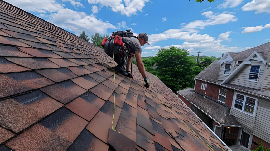 checking roof
