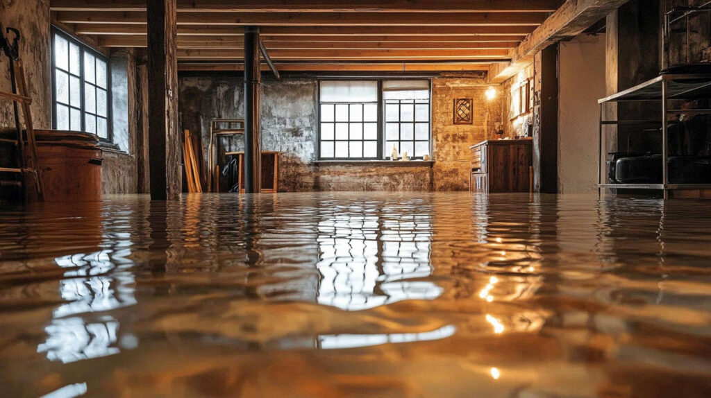 home with water damage