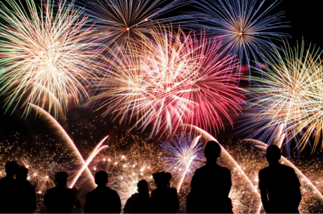 fireworks display
