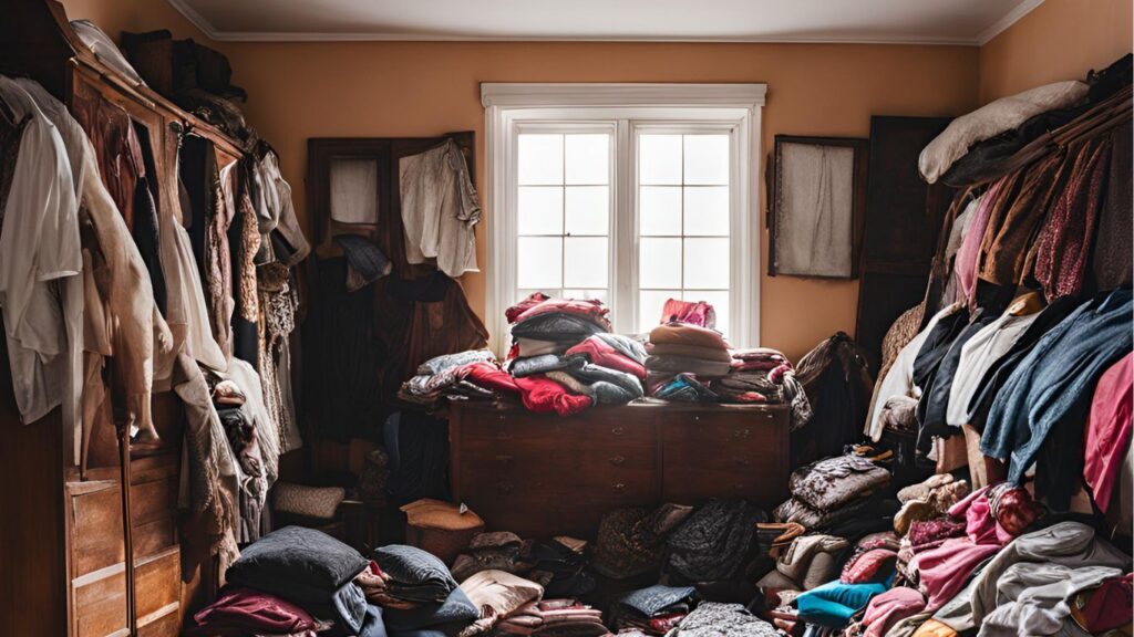 hoarded cloths