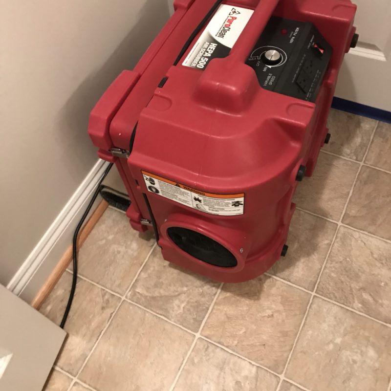 air scrubber for air decontamination