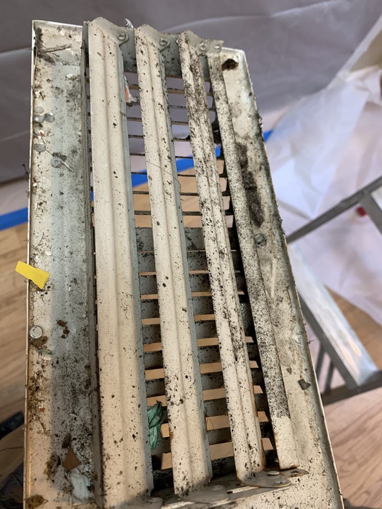 mold on vent grille