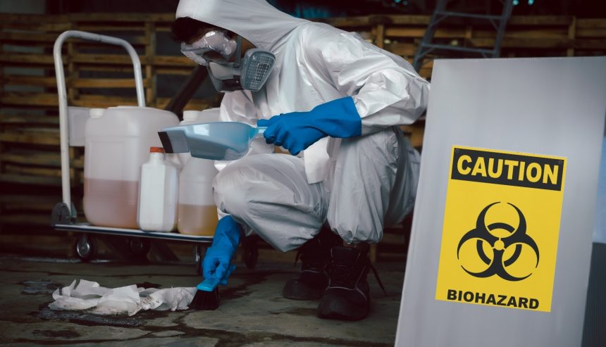 cleaning biohazard