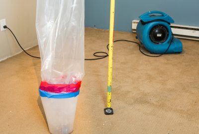 water damage restoration process