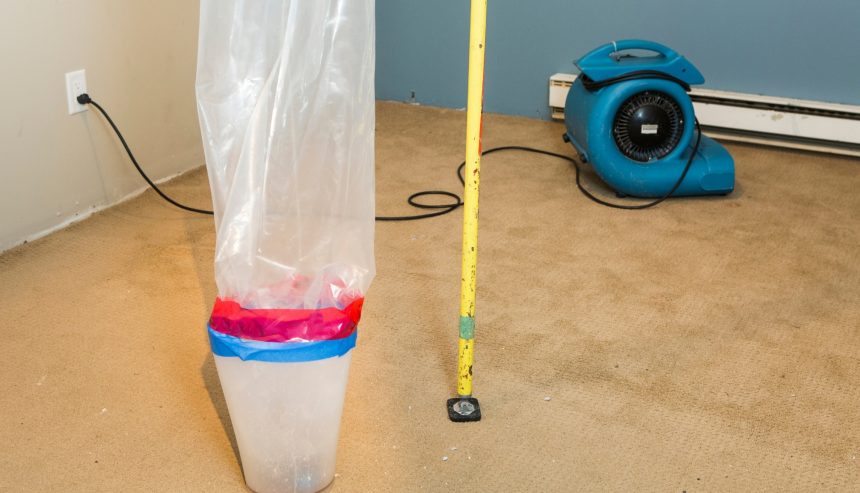 water damage restoration process