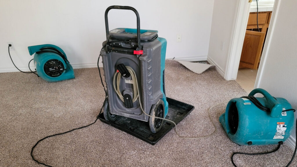 water damage cleanup tools