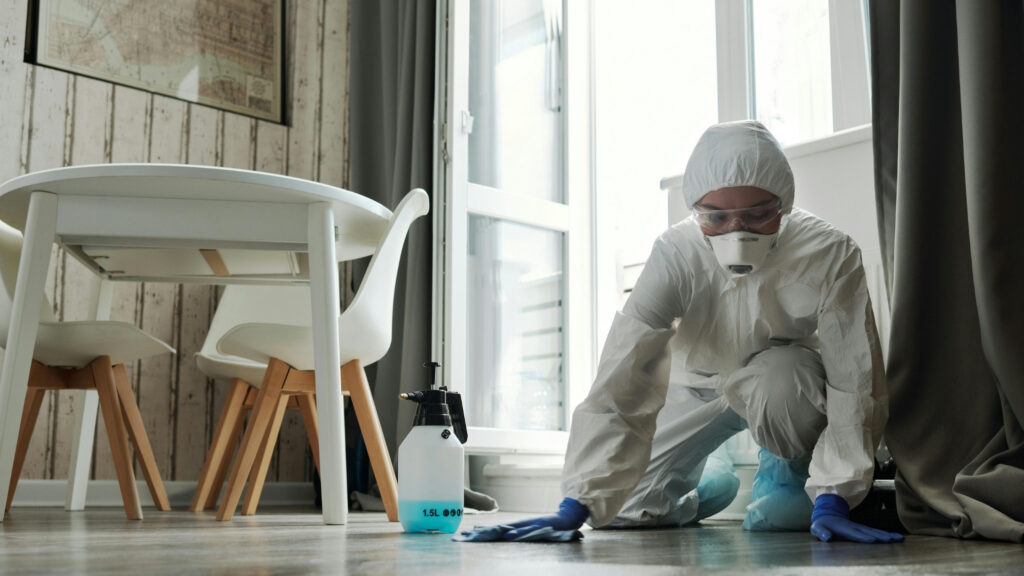 biohazard cleanup process