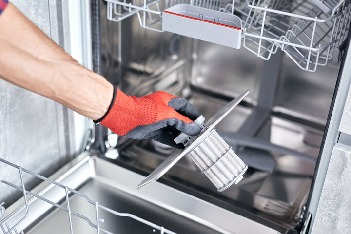 Regularly cleaning the dishwasher filter can prevent house fires.