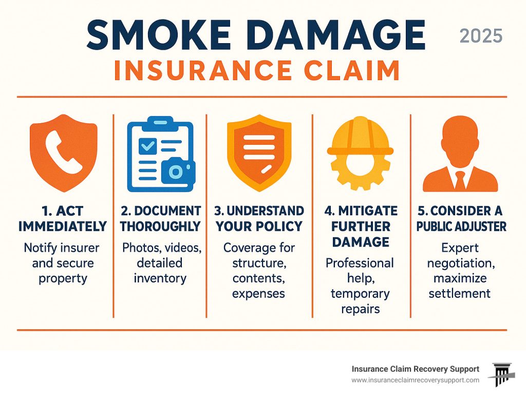 Don't Get Burned: Mastering Your Smoke Damage Insurance Claim – Insurance Claim Recovery Support
