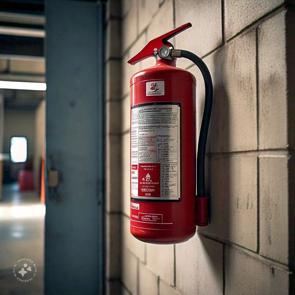 Breathe In Fire Extinguisher Powder
