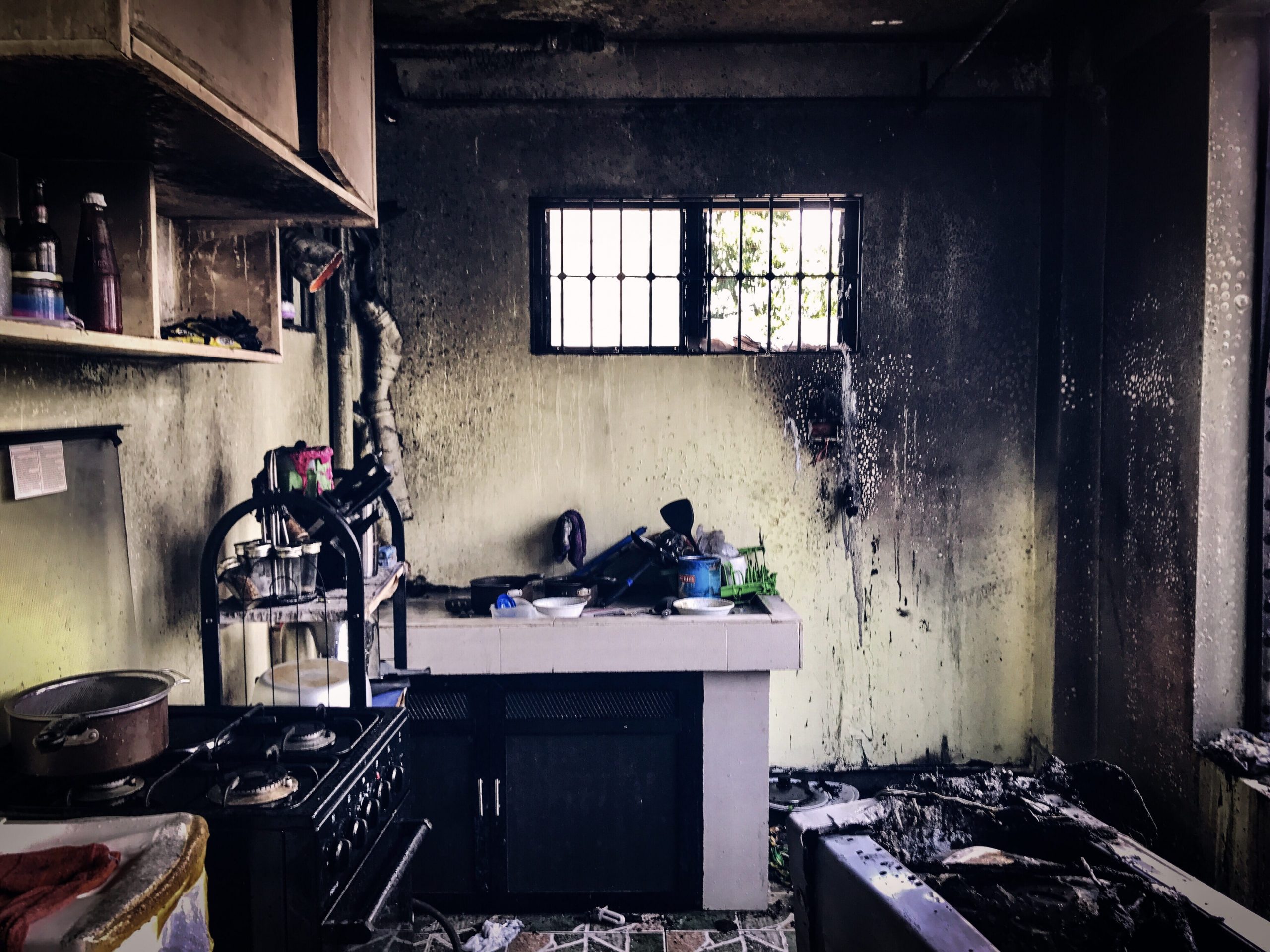 Smoke and soot damage