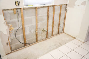 water damage drywall repair
