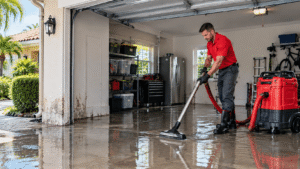 Flooded Garage Cleanup in Miami