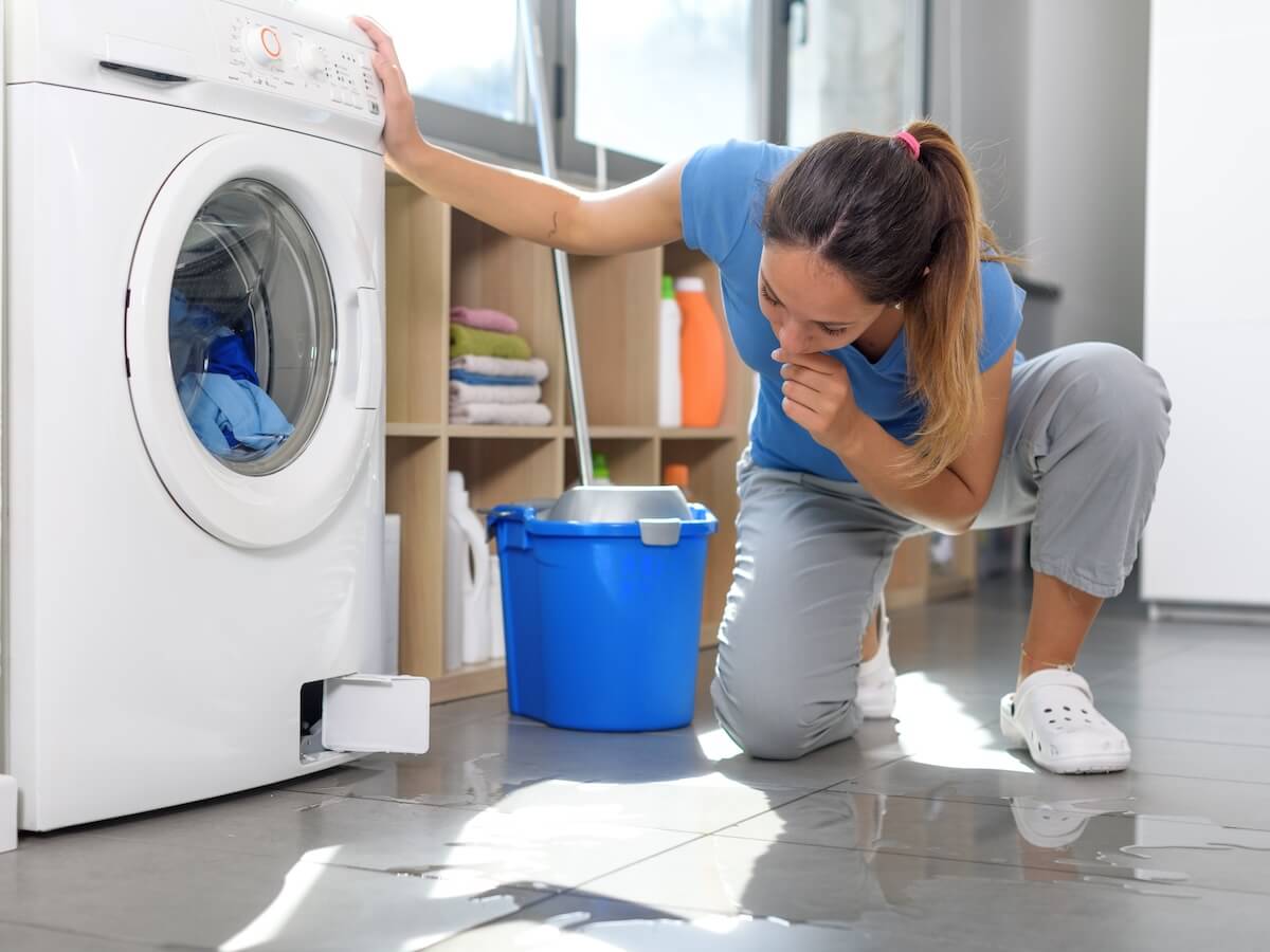 washing machine leak