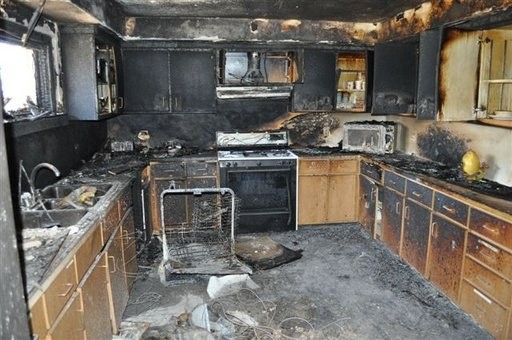 Kitchen Fire Damage