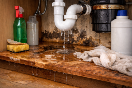 Water Damage Under Sink