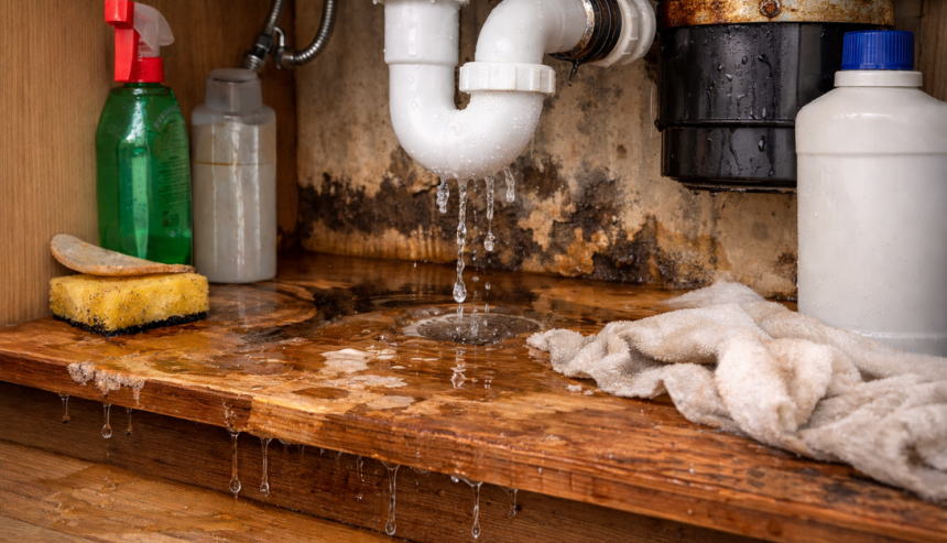 Water Damage Under Sink