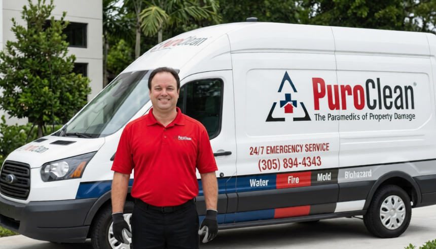 Water leak damage repair in Coral Gables