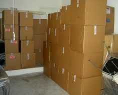 PuroClean of South Miami Miami Fl in the process of fire damage remediation by storing valuables away