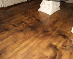 Soot on floor before fire damage restoration by PuroClean of South Miami Miami FL