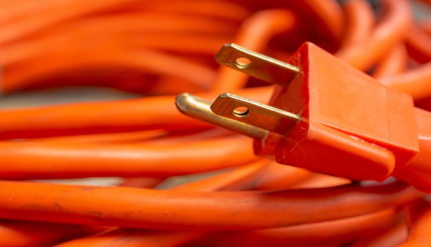 orange extension cord
