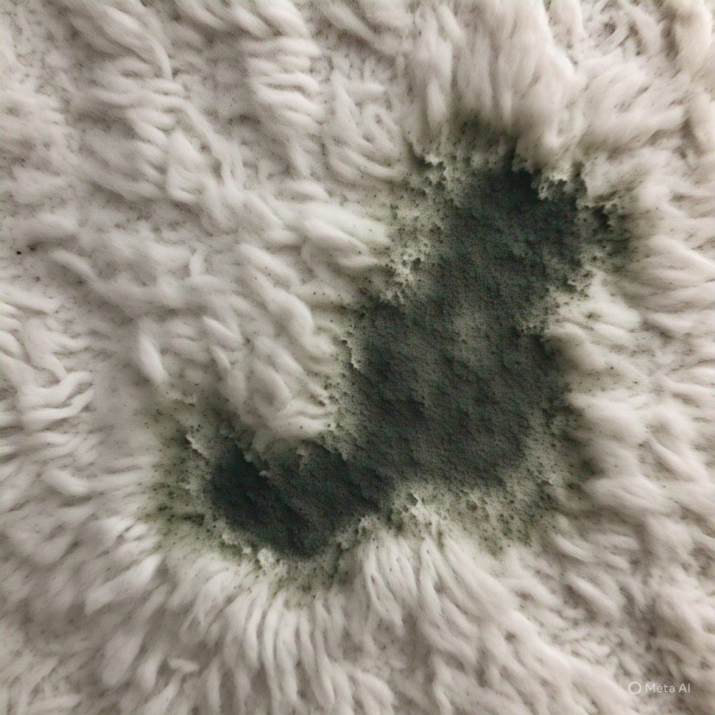 Mold on a carpet