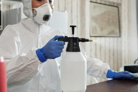 A Puroclean Professional Providing Virus Decontamination and Protection