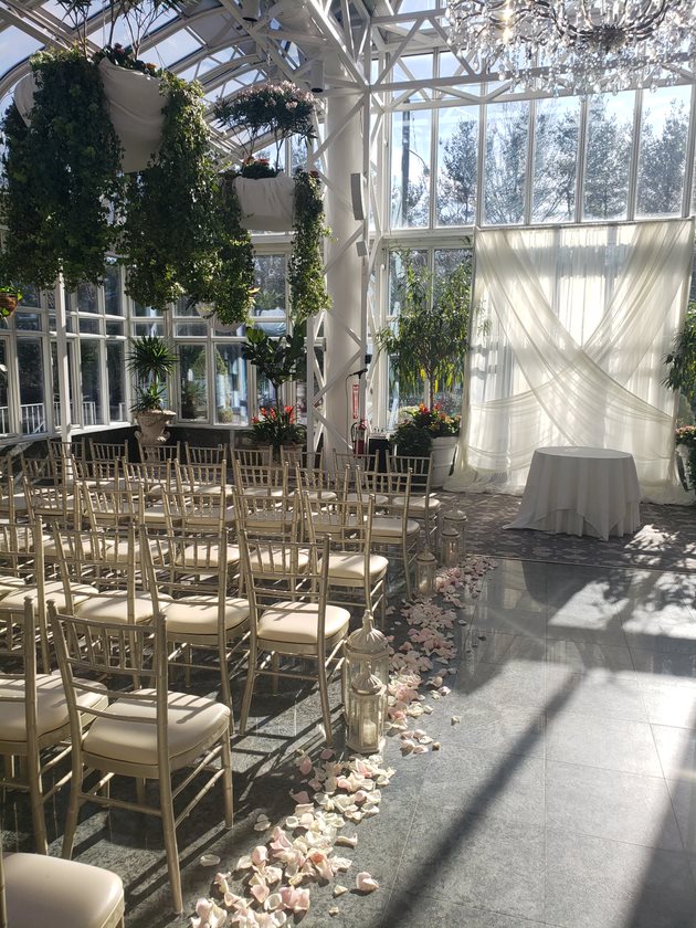 wedding after water damage