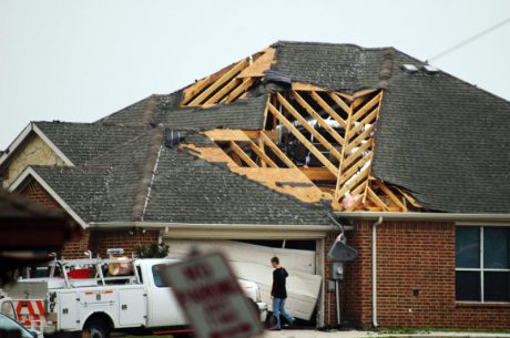 Repairing damage after a storm