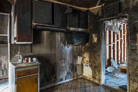 kitchen fire damage