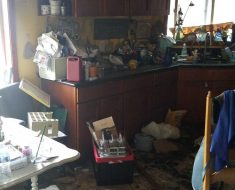 Kitchen - fire damage restoration