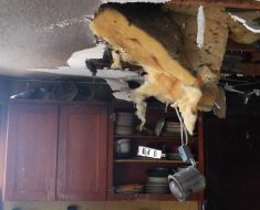 Kitchen - fire damage restoration