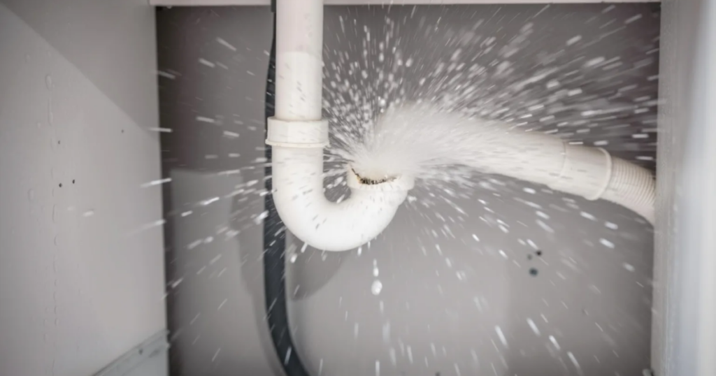 pipe bursts