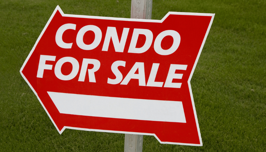 condo for sale sign