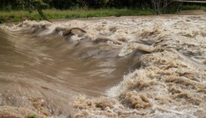 raging flash-flood