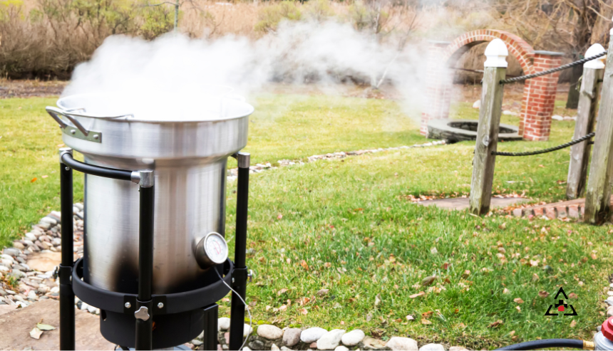 deep-fried turkey fryer