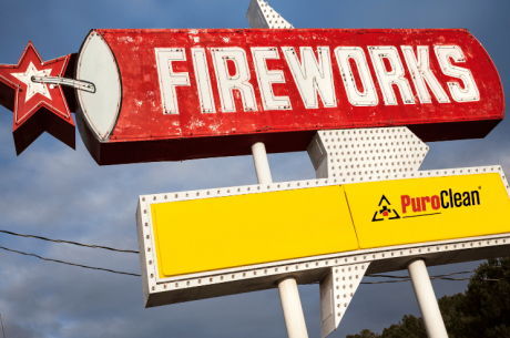 Fireworks for sale sign