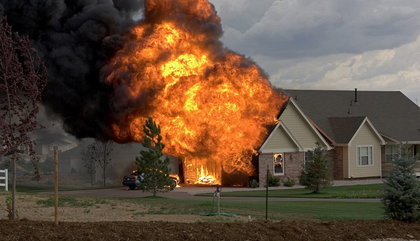 house fire damage