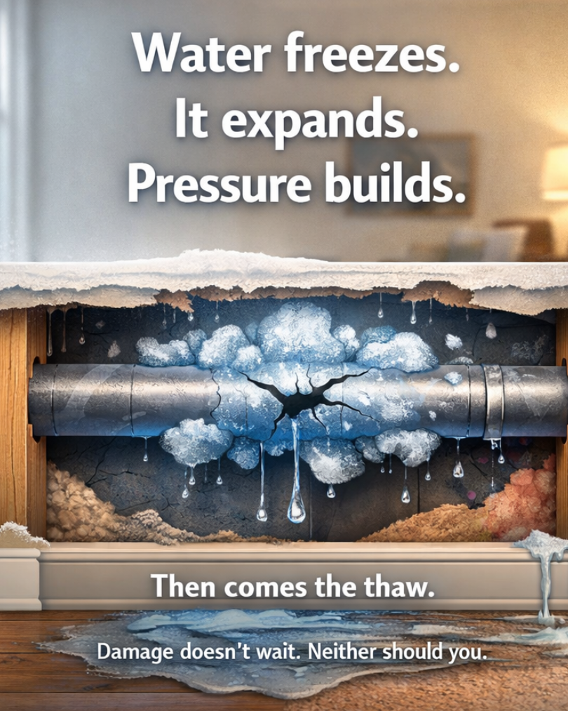 Why Pipes Freeze- Winter Water Damage