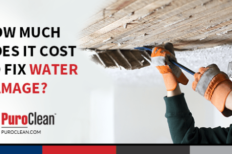 Water damage repair cost image