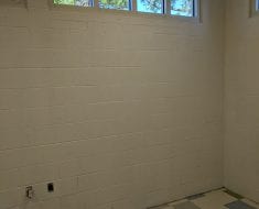 Side angle of mold free wall after remediation by PuroClean of Naples FL